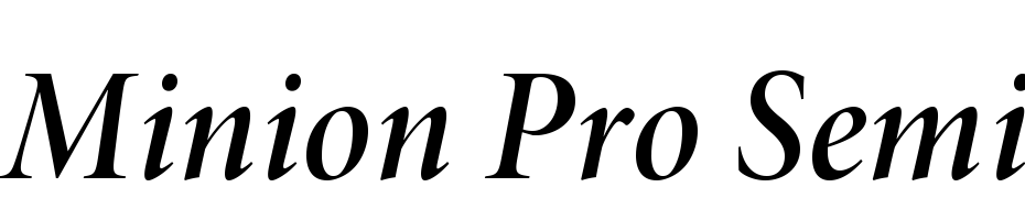Minion Pro Semibold Italic Display Schrift Herunterladen Kostenlos